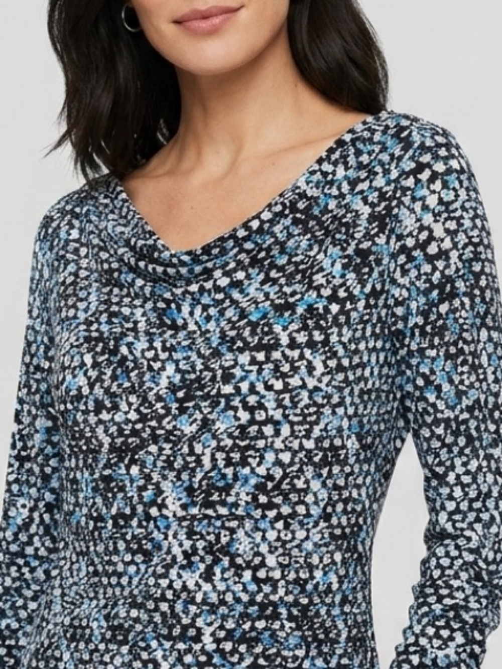 Ann Taylor Draped Neck Top